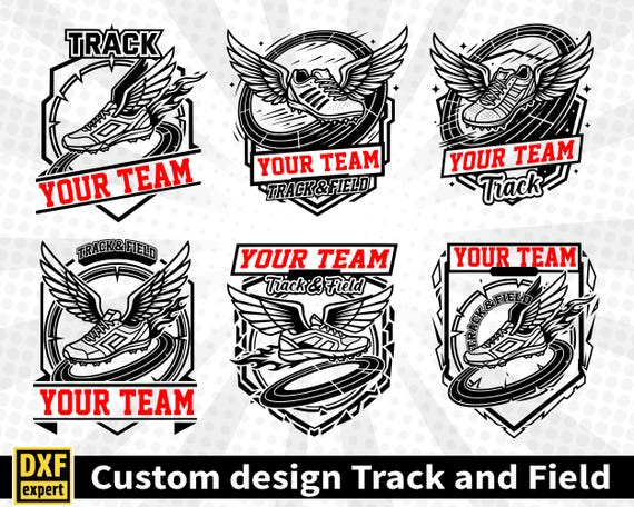 Custom Track Team Name SVG - Cross Country Editable Template - Personalized Runner Cut Files - Add Any Text SVG - Digital Download