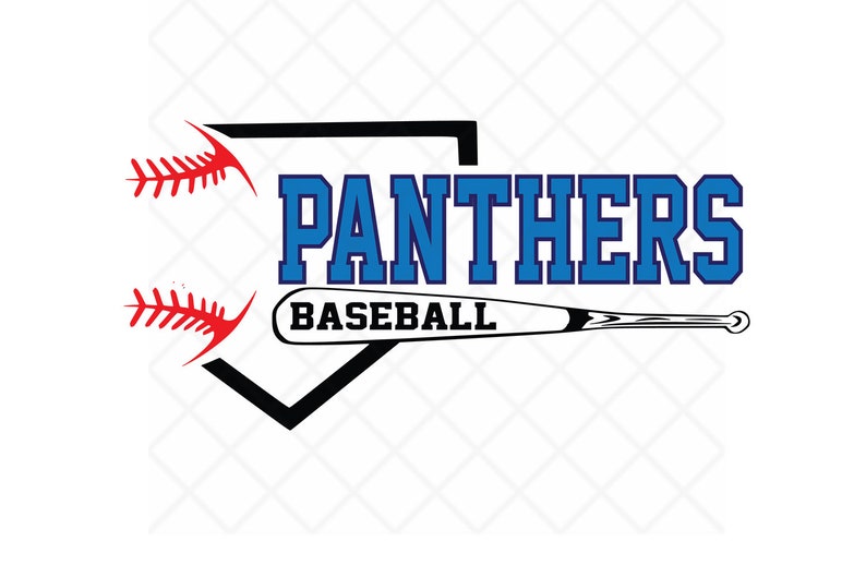 Panthers Baseball Svg Dxf Eps Baseball Laces Download File Etsy