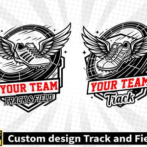 Custom Track Team Name SVG - Cross Country Editable Template - Personalized Runner Cut Files - Add Any Text SVG - Digital Download image 3
