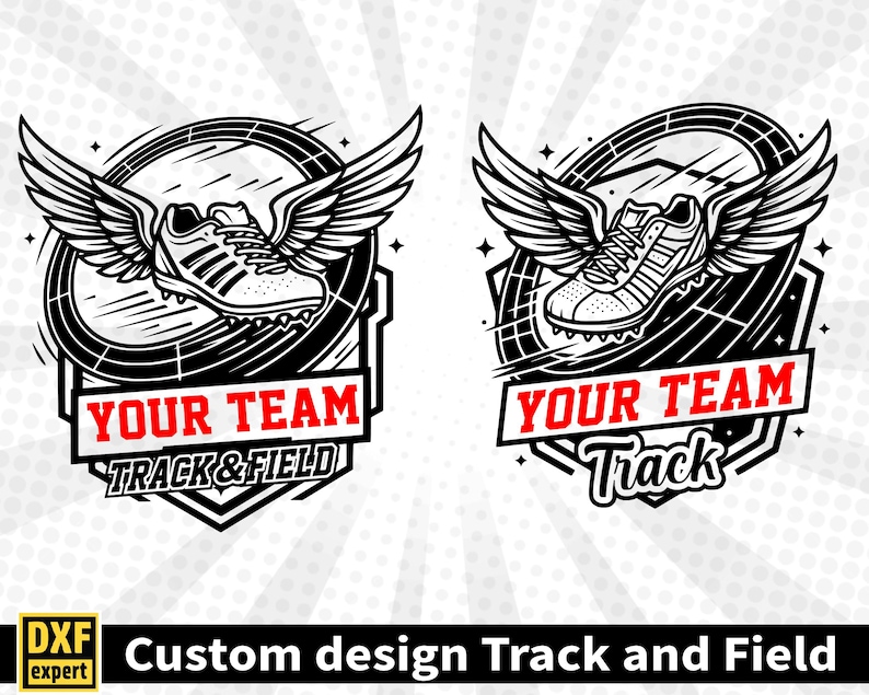 Custom Track Team Name SVG - Cross Country Editable Template - Personalized Runner Cut Files - Add Any Text SVG - Digital Download image 3