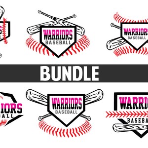 Warriors Baseball Svg Dxf eps Baseball Laces Download File Silhouette Studio Softball svg Digital Vinyl Cut File Cricut Warriors svg