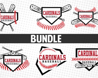 Cardinals Baseball SVG | Mom | Cricut Cut File | Game Day Spirit Wear Shirt Design | Instant Download