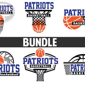 Basketball  SVG, Patriots Basketball DXF,PNG,Bundle,Sport,Monogram,Vinyl,Cut,Cricut,Silhouette,Commercial use,Instant download