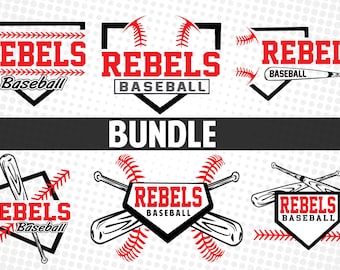 Baseball ,Baseball svg,Baseball laces,Rebels Baseball svg,Rebels  svg,T shirt design printable, sublimation For cricut & Silhouette