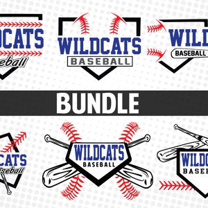 Wildcats Baseball Svg Dxf eps Baseball Laces Download File Silhouette Studio Softball svg Digital Vinyl Cut File Cricut Wildcats svg