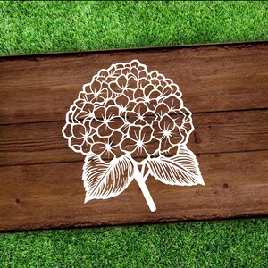 Hydrangea Flower SVG Bundle: Vector Cut Files for Cricut & Silhouette ...