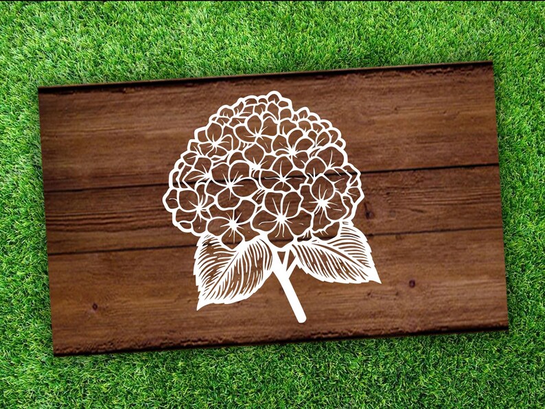 Hydrangea Flower SVG Bundle: Vector Cut Files for Cricut & Silhouette ...