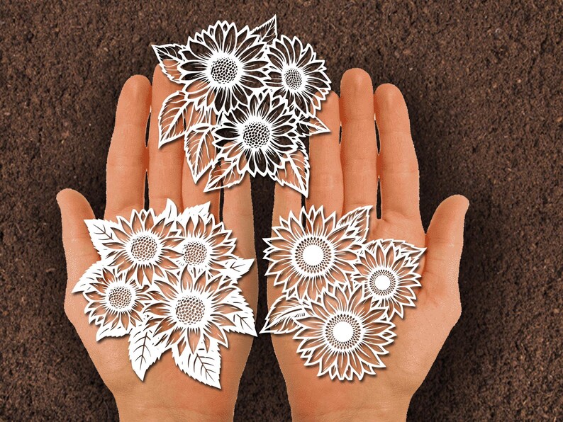 Sunflower SVG Bundle: Vector Cut File Clipart (digital Download) - Etsy