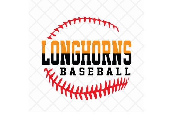 Longhorns Baseball Svg Dxf eps Baseball Laces Download File | Etsy