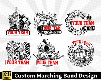Marching Band SVG Bundle | Band Mom PNG | Band Life Cut File | Cricut Silhouette | Instant Download