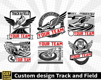Camiseta de atletismo, SVG de atletismo, Svg de atletismo, camiseta de secundaria, zapatilla de atletismo, archivos de corte para Cricut (descarga digital)
