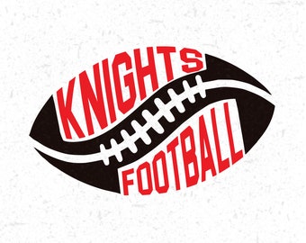 Knights Football SVG: Cut File for Cricut, PNG, PDF (Digital Download)