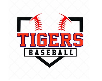 Tigers Baseball Svg Dxf eps Baseball Laces Download File Silhouette Studio Softball svg Digital Vinyl Cut File Cricut Tigers svg