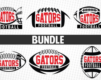 Pacote SVG de futebol Gators: design de camiseta (download digital)