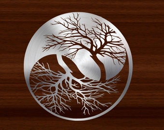 Yin Yang Tree of Life SVG Cut File (Digital Download)