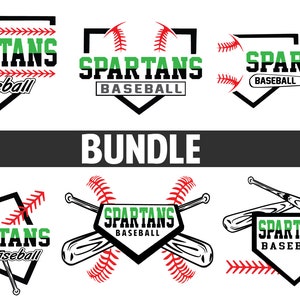 Spartans Baseball Svg Dxf eps Baseball Laces Download File Silhouette Studio Softball svg Digital Vinyl Cut File Cricut Spartans svg