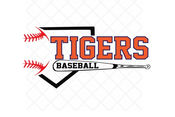 Tigers Baseball Svg Dxf eps Baseball Laces Download File Silhouette Studio  Softball svg Digital Vinyl Cut File Cricut Tigers svg