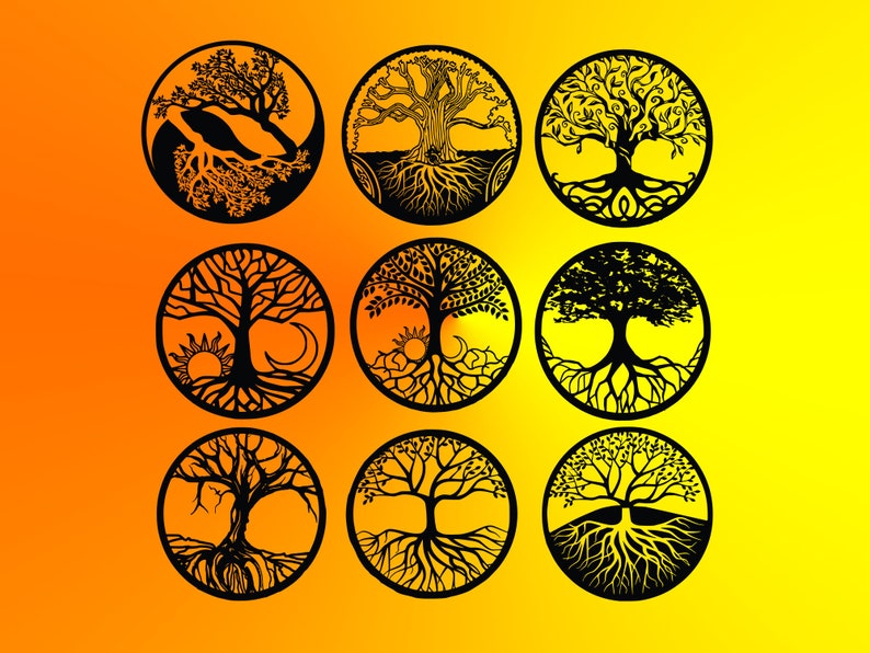 Download Life Of Tree Life Of Tree Svg Tree Cutout Tree Cut File Tree Clipart Tattoo Yin Yang Svg Eps Png Vector Cut Cutting Silhouette Cricut Clip Art Art Collectibles Kromasol Com