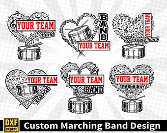 Marching Band Mom SVG | Proud Band Parent PNG | High School Band Shirt Design | Cricut File | Instant Download