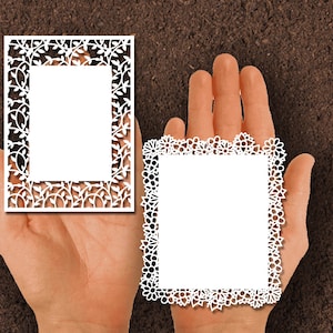 Feuille Cadre Papier coupé,Feuille ,Coupe à la main,Cadre de mariage, Cadeau d’anniversaire,Svg,Dxf,Feuille Carte Papier coupé,Papier coupé svg,Modèle de papier coupé,Feuille