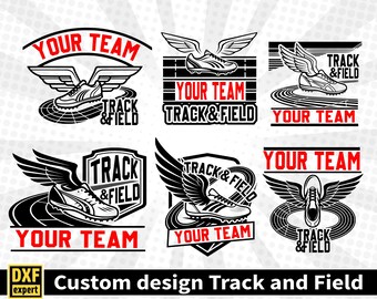 Camiseta de atletismo, SVG de atletismo, Svg de atletismo, camiseta de secundaria, zapatilla de atletismo, archivos de corte para Cricut (descarga digital)