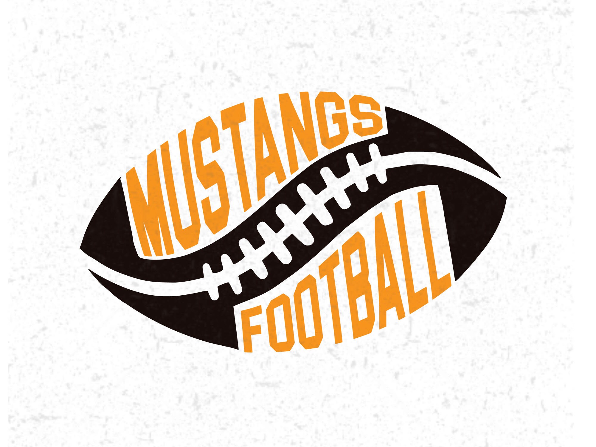 Mustangs FootballFootball MustangsFootball svgFootball Etsy