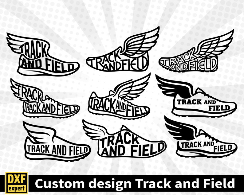 Track & Field Shoe Clip Art, Track Png, Svg Format, Digital Runner JPG ...
