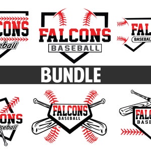 Falcons Baseball Svg Dxf eps Baseball Laces Download File Silhouette Studio Softball svg Digital Vinyl Cut File Cricut Falcons svg