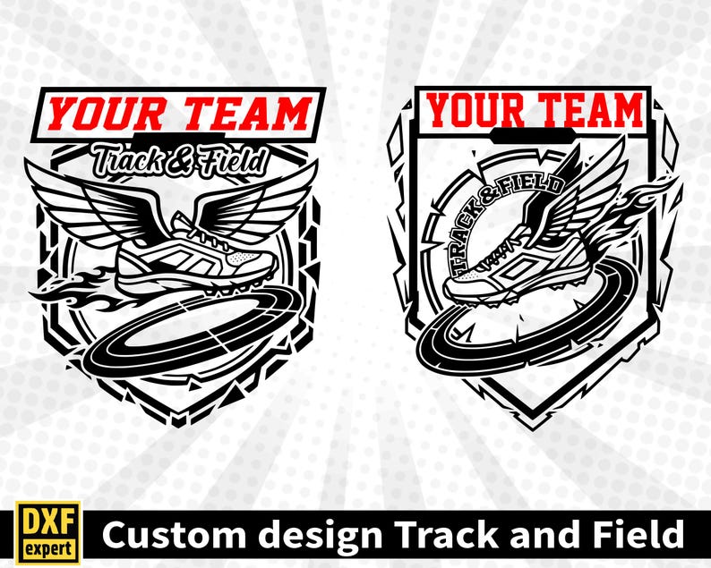 Custom Track Team Name SVG - Cross Country Editable Template - Personalized Runner Cut Files - Add Any Text SVG - Digital Download image 2