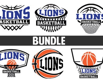 Lions Basketball SVG Bundle: T-Shirt Printable (Digital Download)