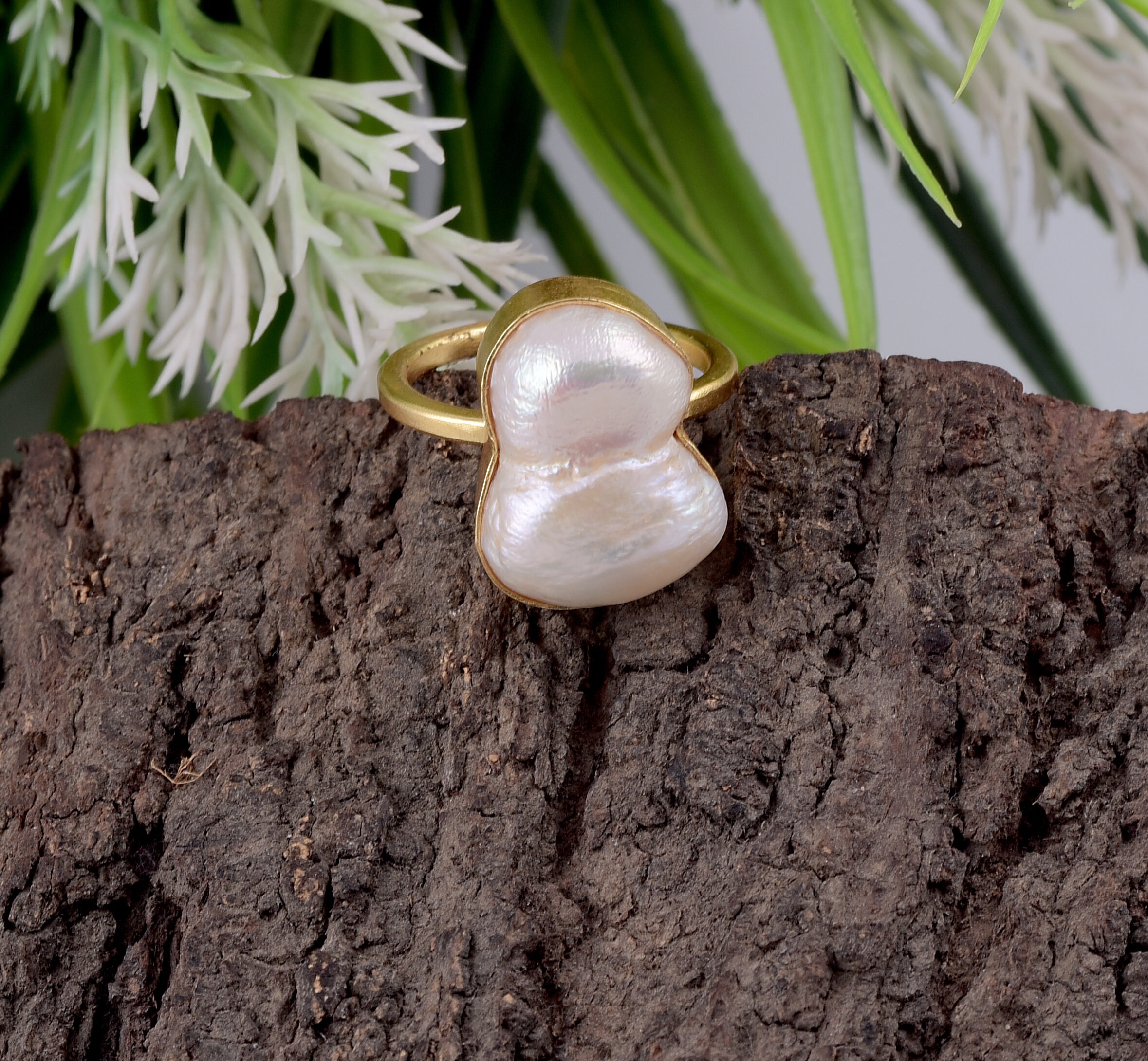 Twin Pearl Necklace Set Set of 3 Free Form 925 Silver 16kt Etsy UK