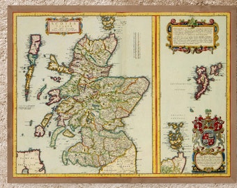 Historic Scotland Map (1654)