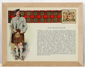 Clan Mackintosh Vintage Poster