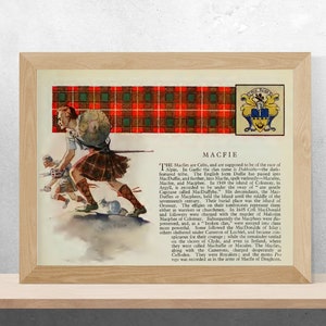 Cartel de la vendimia de Clan Macfie
