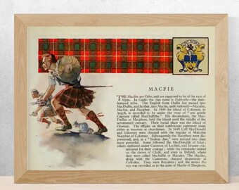 Clan Macfie Vintage Poster