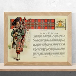Clan Stewart Vintage Poster