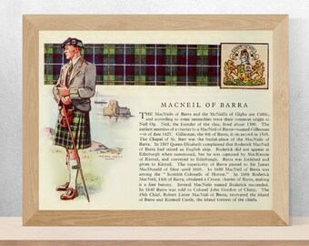 Clan MacNeil Vintage Poster