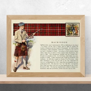 Clan Mackinnon Vintage Poster