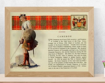 Clan Cameron History Poster