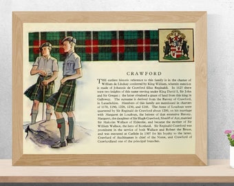 Cartel de la vendimia de Clan Crawford