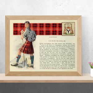 Clan Cunningham Vintage Poster image 1