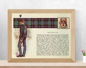Clan Douglas Vintage Poster