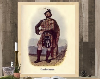 Photo de Clan Buchanan vintage, image de Clan Buchanan vintage