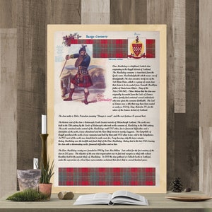 Clan MacAulay Vintage Poster