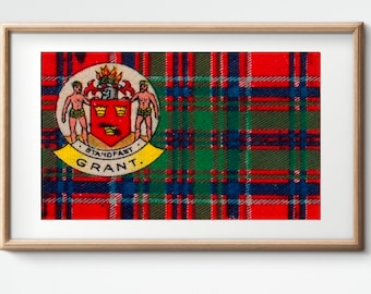 Clan Grant Vintage Poster/flag