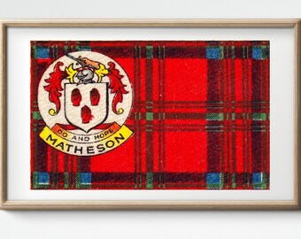 Clan Matheson Vintage Poster/flag