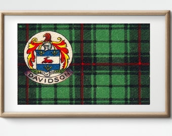 Clan Davidson Vintage Poster/flag