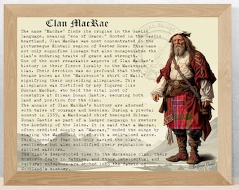 MacRae Scottish History Poster