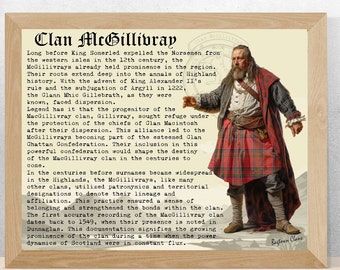 McGillivray Schotse clangeschiedenisposter