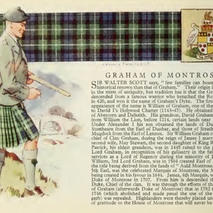 Clan Graham of Montrose Vintage Poster image 2